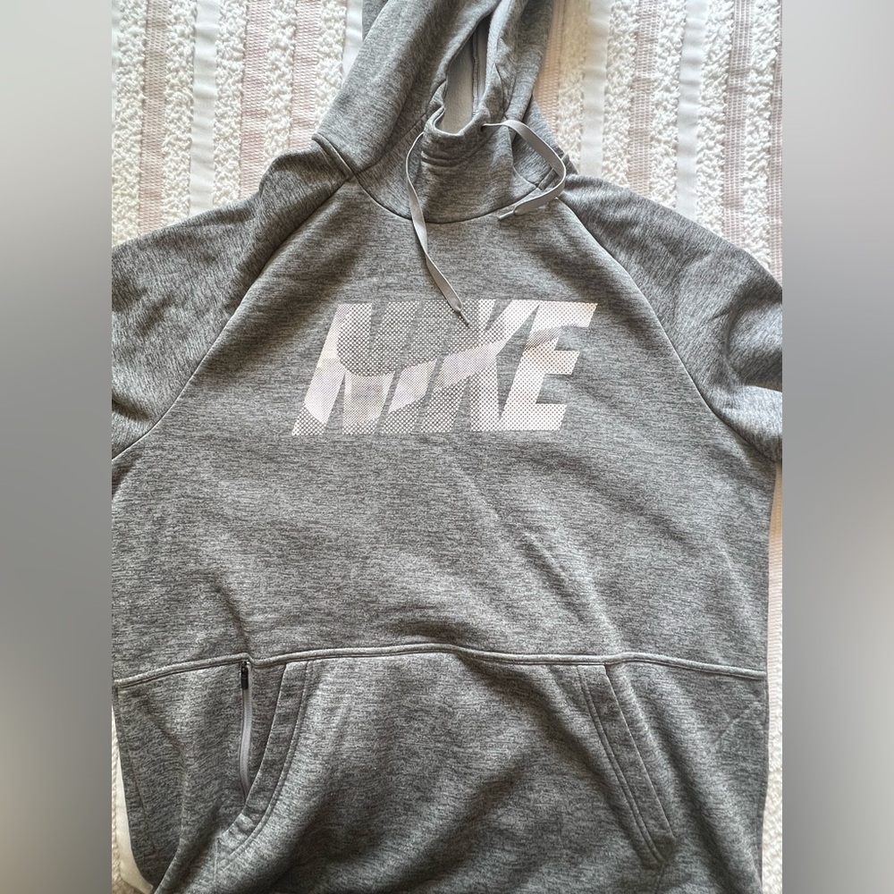 Nike Gray Men's Dri-Fit Hoodie